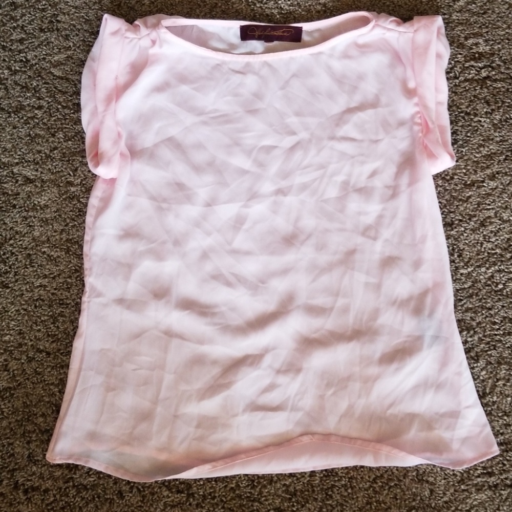 Hal Rubenstein Pink Polyester Blouse - image 2